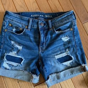 Denim shorts